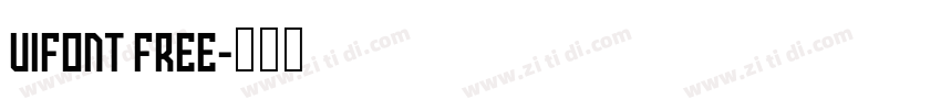 UIFONT Free字体转换